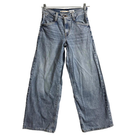 Levi's Women's Size 24 Light Wash 94 Baggy Wide Leg Jeans - Picture 1 of 12